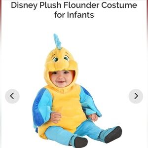 Disney Plush Flounder Costume for Infants -Worn once! 12-18 months!